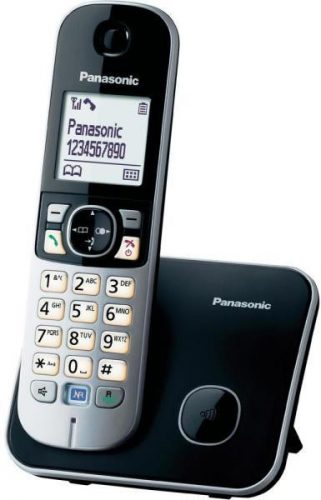 Panasonic KX-TG6811PDB DECT telefon, kihangosítható, hívóazonosítós, fekete