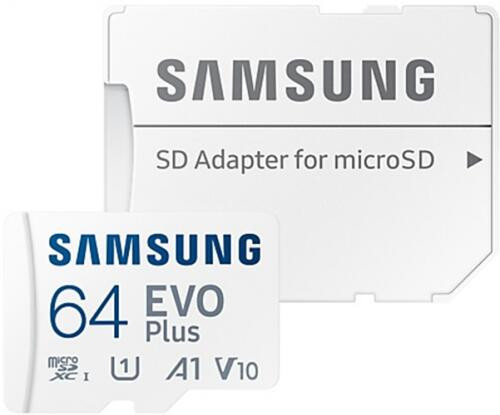 Samsung MB-MC64SA/EU 64GB EVO Plus microSDXC memóriakártya + Adapter