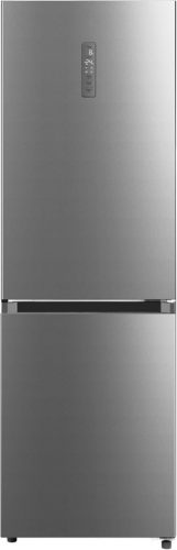 Midea MDRB470MGC02 alulfagyasztós hűtőszekrény, 216/122 liter, NoFrost, 40dB, inox