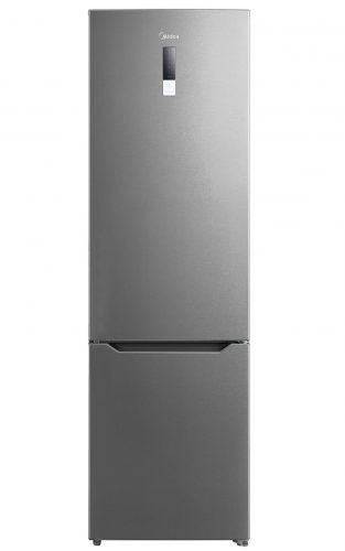 Midea MDRB489FGE02O alulfagyasztós hűtőszekrény, 247/83liter, NoFrost, 41dB, inox