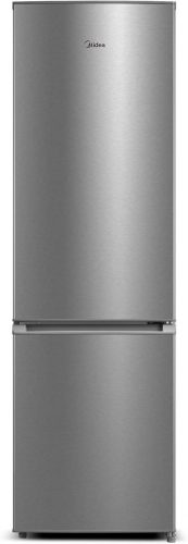 Midea MERB276FGE02A alulfagyasztós hűtőszekrény, 270/71liter, NoFrost, 41dB, inox