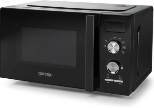 Gorenje MO20A3BH mikrohullámú sütő, mechanikus, 800Watt, 20liter, fekete