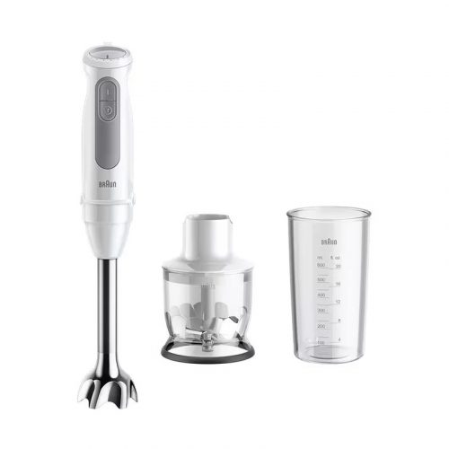 Braun MQ50201MWH MultiQuick 5 botmixer és aprító, 1000 W, 21 sebesség, fehér - inox