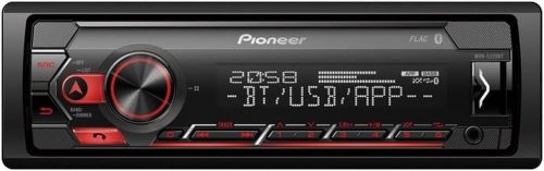 Pioneer MVH-S320BT Bluetooth/USB/AUX FLAC, MP3 lejátszás, 4x50Watt, Mechanika nélküli fejegység