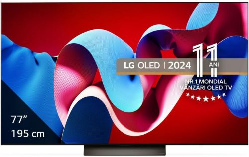 LG OLED77C41LA 4K Ultra HD Smart OLED Televízió, 77" (195cm)