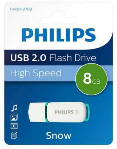 Philips 8GB USB 2.0 pendrive, fehér (PH667896)