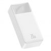 Baseus PPBD050402 Bipow Powerbank, külső akkumulátor, 30000 mAh, 20 W, fehér