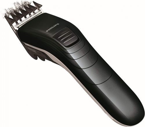 Philips QC5115/15 családi hajnyíró, lekerekített önélező penge, 10 hosszbeállítás, fekete