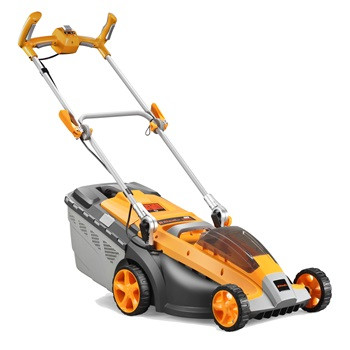 Riwall PRO RALM 3740i akkumulátoros fűnyíró, szénkefe nélküli motor, 40V, 37cm, gyűjtőkosár (akku és töltő nélkül) (AM18B1701037B)