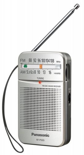 Panasonic RF-P50DEG-S FM/AM, elemes zsebrádió