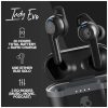 Skullcandy S2IVW-N740 Indy Evo True Wireless Vezeték nélküli fülhallgató, Bluetooth, 30 óra, fekete