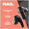 Skullcandy S2RLW-Q740 RAIL True Wireless fülhallgató, Bluetooth (v5.2), 34 óra, IP55, fekete