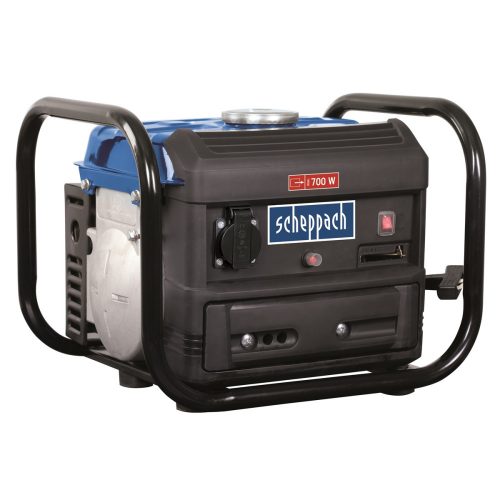 Scheppach SG 1000 benzinmotoros áramfejlesztő, max.0.7kW (230V), kézi indítás, 63cm3/1.2kW, IP23 (5906218901)