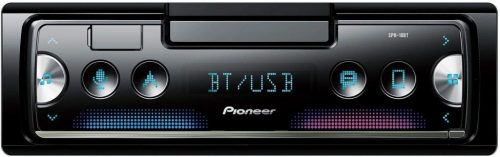 Pioneer SPH-10BT DELUXE mechanika nélküli Bluetooth fejegység, telefon tartóval USB kábellel, fekete