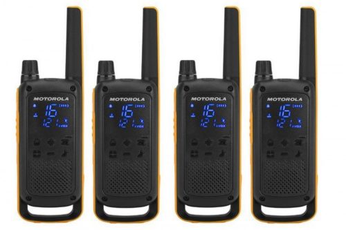 Motorola Talkabout T82 Extreme Quad walkie-talkie fekete-sárga 2 pár