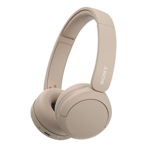 Sony WHCH520C vezeték nélküli fejhallgató, Bluetooth, 40 óra, krém