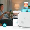 Nedis WIFIDS20WT3 SmartLife intelligens füstérzékelő, 85dB,elemes (CR123A), Wi-Fi, fehér (3darab/csomag)