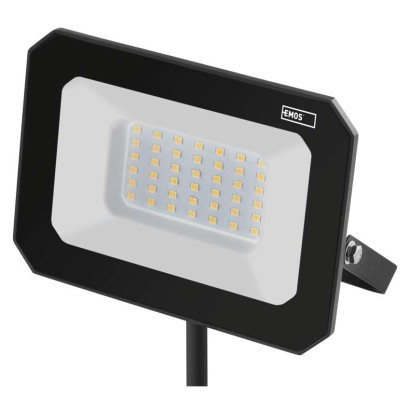 EMOS ZS2233 SIMPO LED reflektor 30W, 3000lm, fekete, természetes fehér