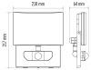 EMOS ZS2941 Tambo mozgásérzékelős LED reflektor 51W 4300 lm, IP54, természetes fehér