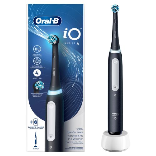 Oral-B iO Series 4 elektromos fogkefe, fekete (iOG4.1B6.2DK)